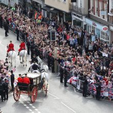 Princesės Eugenie vestuvės Didžiojoje Britanijoje: susirinko pasaulio garsenybės