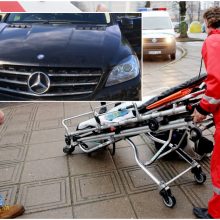 Panevėžio rajone „Mercedes-Benz“ 12-mečiui pervažiavo koją