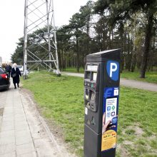 Pušyno gatvėje – pokyčiai: pastatytas naujas parkomatas ir kelio ženklai