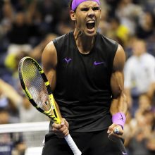 Ispanas R. Nadalis iškopė į „US Open“ turnyro pusfinalį