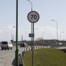 Dėmesio: dviejose Klaipėdos gatvėse leista važiuoti greičiau