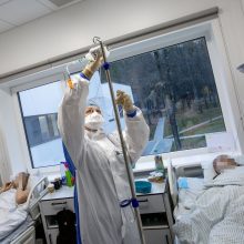 Vilniaus regione užimta apie 75 proc. lovų COVID-19 pacientams