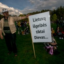 Apie Šeimos gynimo marše išplatintą G. Nausėdos sveikinimą: Prezidentas pagaliau atrado savo rinkėją