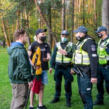 Policija apie „Didįjį šeimos gynimo maršą“: matėme, kad karantino reikalavimų žmonės nesilaikė