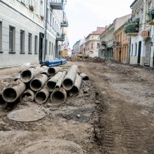 Kaip juda Vilniaus gatvės rekonstrukcija?