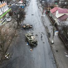 Karas Ukrainoje: Rusijos pajėgoms atakuojant Černihivą žuvo 33 žmonės