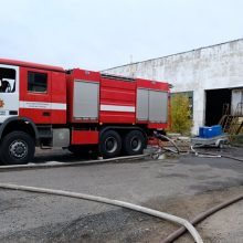 Likviduojamas gaisras Alytuje: gaisravietės rajone draudžiama dirbti