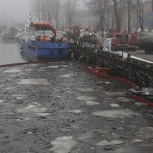 Dėl teršalų Danėje Klaipėda paskelbė ekstremalią situaciją