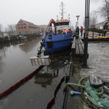 Dėl teršalų Danėje Klaipėda paskelbė ekstremalią situaciją