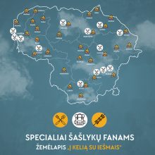 Šašlykų mėgėjams – naujasis „Keliauk Lietuvoje“ teminis žemėlapis „Į kelią su iešmais“