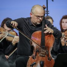 „Grammy“ nominantai uostamiestyje įrašinėja Klaipėdos kamerinio orkestro kompaktinę plokštelę