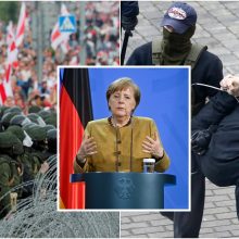 A. Merkel ragina Baltarusijos valdžią nutraukti represijas, paleisti politinius kalinius