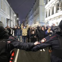 Rusijoje per A. Navalno palaikymo akcijas sulaikyta daugiau kaip 1,7 tūkst. žmonių