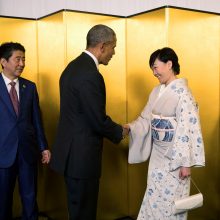 Korėjiečiai piktinasi B. Obamos apsilankymu