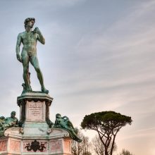 Tikimasi, kad garsioji Dovydo skulptūra Florencijoje nesugrius