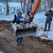 Drama Karmėlavos pušyne tęsiasi: ekskavatorium bandė mus nustumti