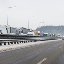 Dėl masinės avarijos Vakariniame aplinkkelyje buvo uždarytas eismas