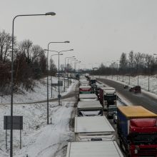 Dėl masinės avarijos Vakariniame aplinkkelyje buvo uždarytas eismas