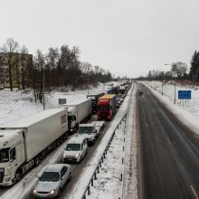 Dėl masinės avarijos Vakariniame aplinkkelyje buvo uždarytas eismas