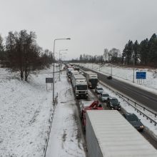 Dėl masinės avarijos Vakariniame aplinkkelyje buvo uždarytas eismas