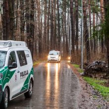 Po girininko radinio į Kleboniškio mišką sugužėjo specialiosios tarnybos 