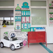 Kauno klinikų Vaikų chirurgijos klinikoje vaikams sukurta nauja žaidimų erdvė