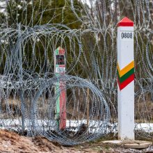 Pasienyje su Baltarusija apgręžta dvylika neteisėtų migrantų