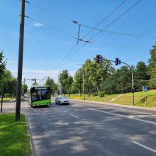 Dėl užstrigusio šviesoforo – chaosas T. Masiulio g.