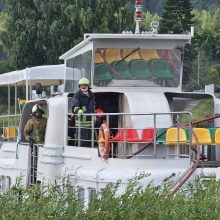 Transporto saugos administracija pradėjo tyrimą dėl gaisro laive „Žalgiris“