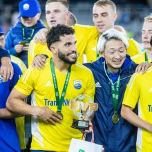 LFF taurės trofėjų iškėlė „TransInvest“