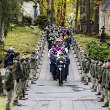 Antakalnio kapinėse palaidotas partizanas J. Vitkus-Kazimieraitis