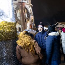 Vilnius į Naujuosius žengė su įspūdingu lazerių šou