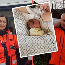 Namuose šią audringą naktį pasaulį išvydo Jonas: tėvai dėkoja pakaunės medikams