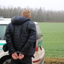 Įtariami ilgapirščiai Kauno pareigūnams įkliuvo praėjus vos valandai po vagystės