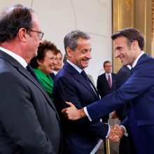 E. Macronas inauguruotas antrai kadencijai Prancūzijos prezidento poste