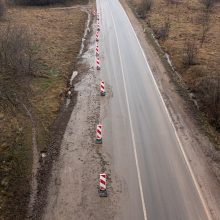 Vilniuje, Lentvario gatvėje, kilusi vandentiekio avarija sutvarkyta, eismas atnaujintas