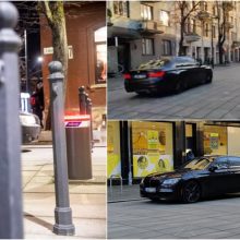 Miesto centre siautėjęs kelių erelis su BMW – policijos akiratyje