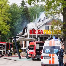 Ugnis įsisuko į gruziniško maisto užeigą pakaunėje: yra nukentėjusių