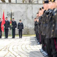 Kaune prezidentė priėmė šeštosios kadetų laidos priesaikas