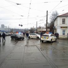 Charkove pašto skyrių užgrobęs užpuolikas sučiuptas per policijos šturmą 