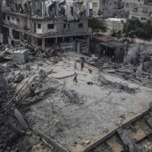 Izraelio ministras: „Hamas“ žaidžia psichologinius žaidimus dėl Gazos Ruože laikomų įkaitų