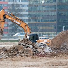 Vilniaus rajone pavogtas ekskavatorius per valandą surastas Kėdainių rajone