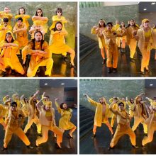 Šokio teatras „Aura“ palaiko į „Euroviziją“ siunčiamą grupę „The Roop“: sukūrė geltoną šokį