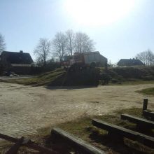 Kauno tvirtovės VII forto teritorijoje siautėjo ugnis