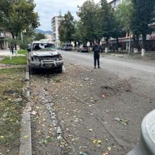 Azerbaidžanas sako bendradarbiaujantis su Rusija nuginkluojant Kalnų Karabacho kovotojus