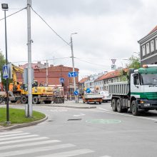 Kauno senamiestyje vairuotojus pasitinka pakeista eismo tvarka