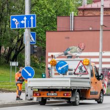 Kauno senamiestyje vairuotojus pasitinka pakeista eismo tvarka