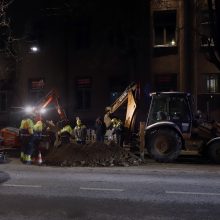 Į Kauno centrą sulėkė avarinės tarnybos: pažeistas dujotiekis