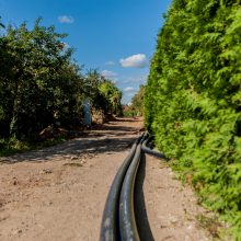 Nelaimė Kaune: darbininką užgriuvo žemės, pažeistas dujotiekis 