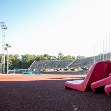 Renginiai pradėtame tvarkyti Kauno stadione užkliuvo Darbo inspekcijai